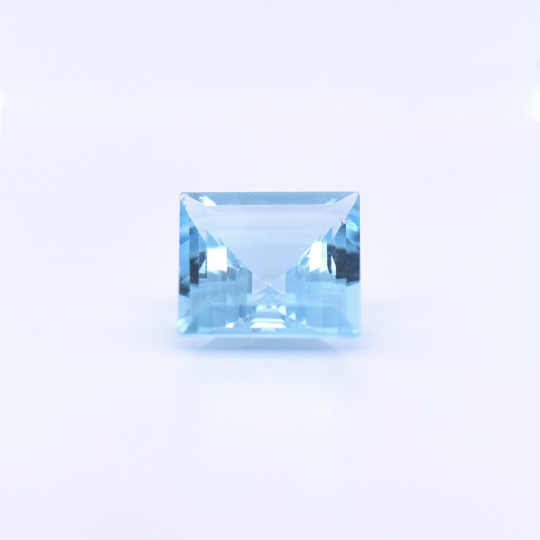 13x13 Square Step Cut Sky Blue Topaz