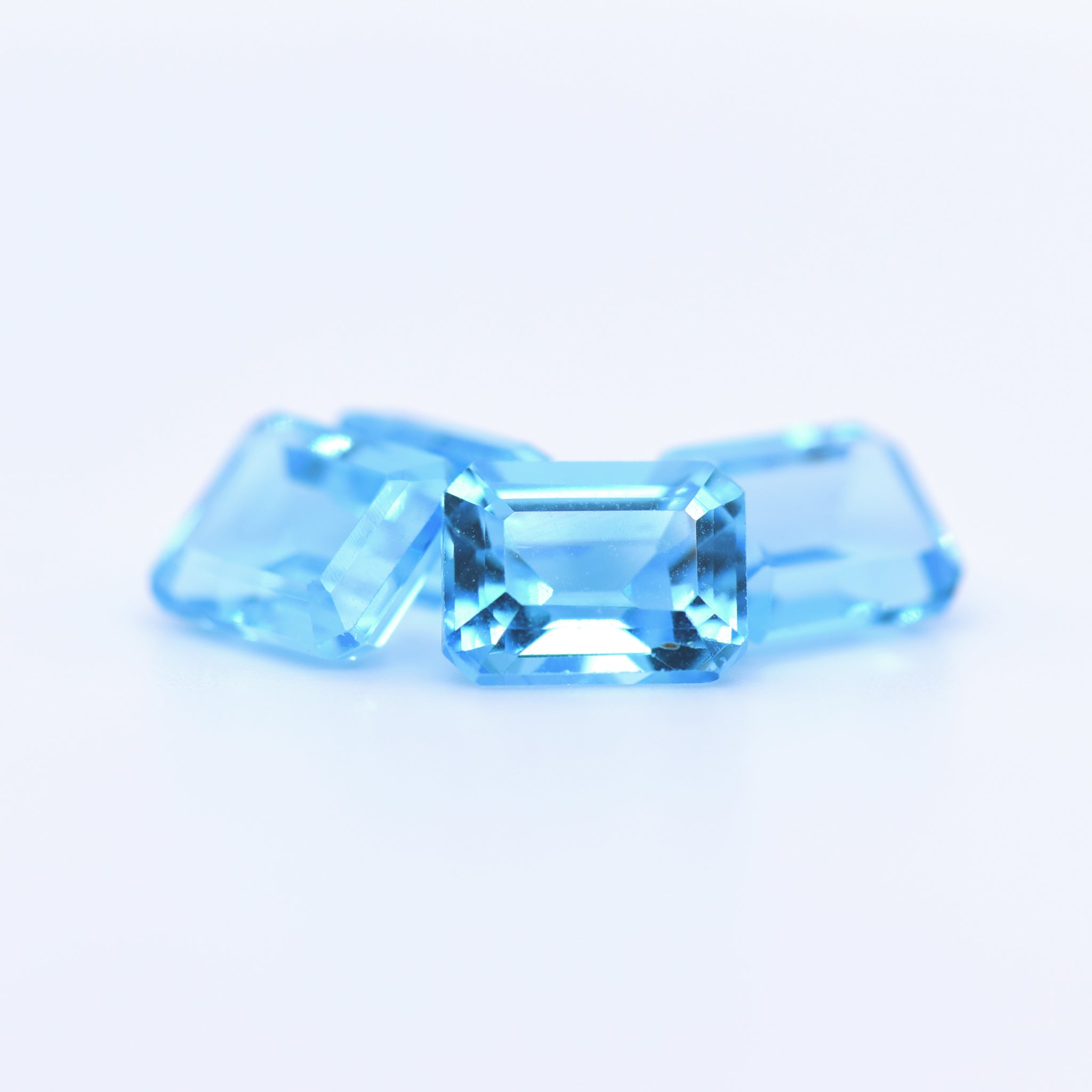 9x7 Octagon Swiss Blue Topaz