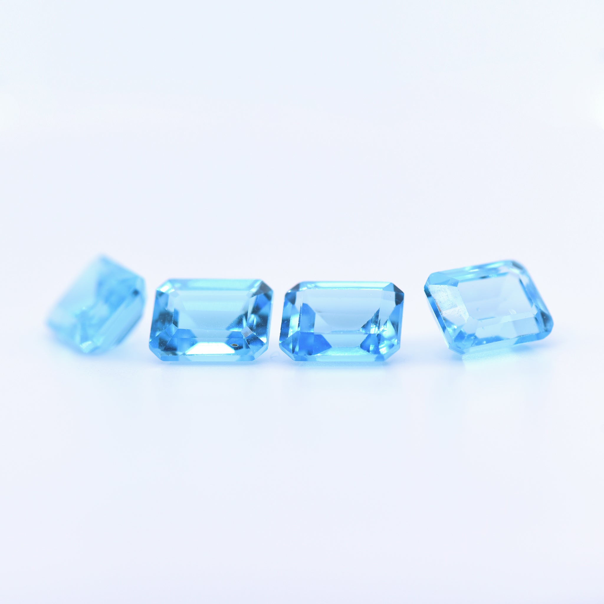 9x8 Octagon Swiss Blue Topaz