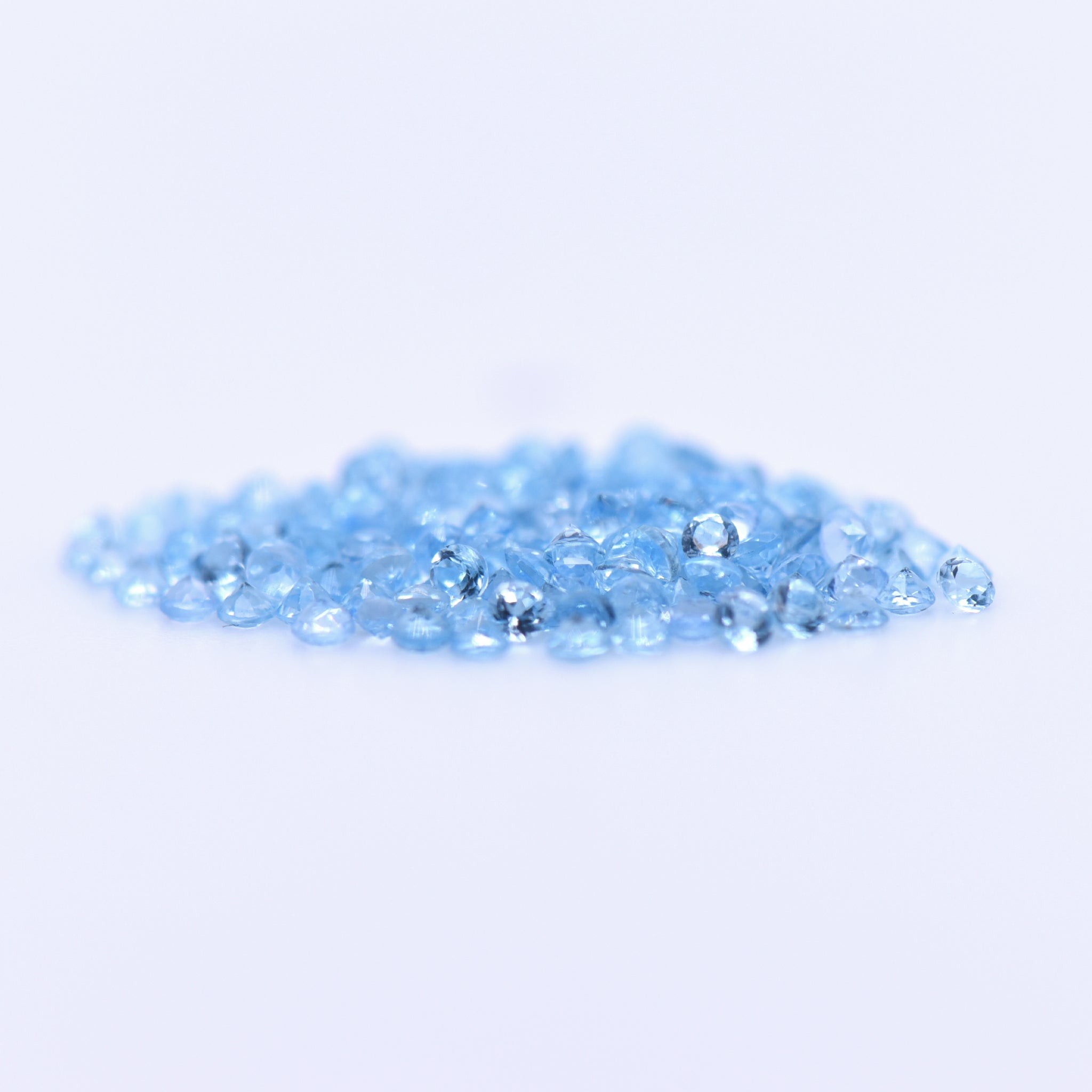 1.5mm Round Faceted Swiss Blue Topaz