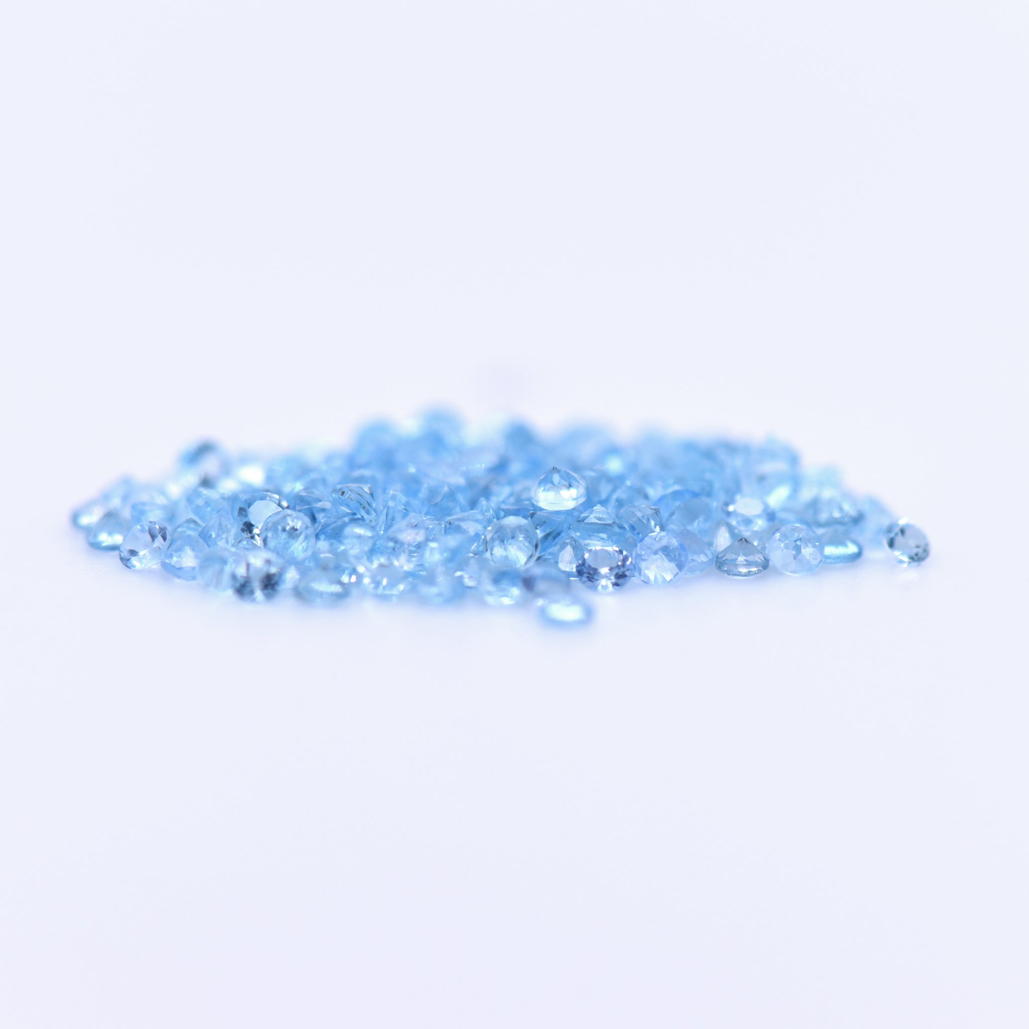 1.5mm Round Faceted Swiss Blue Topaz