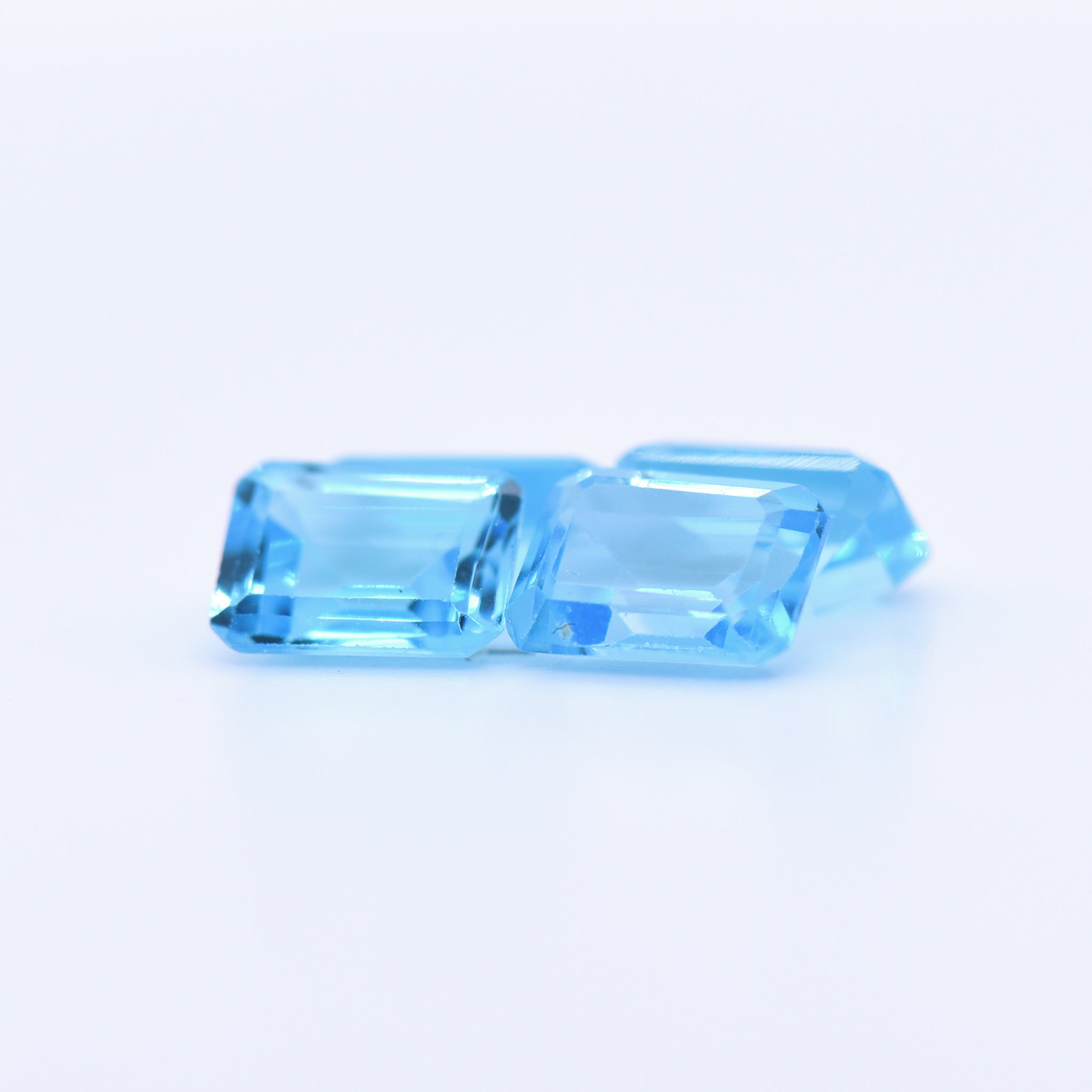 8x6 Octagon Swiss Blue Topaz