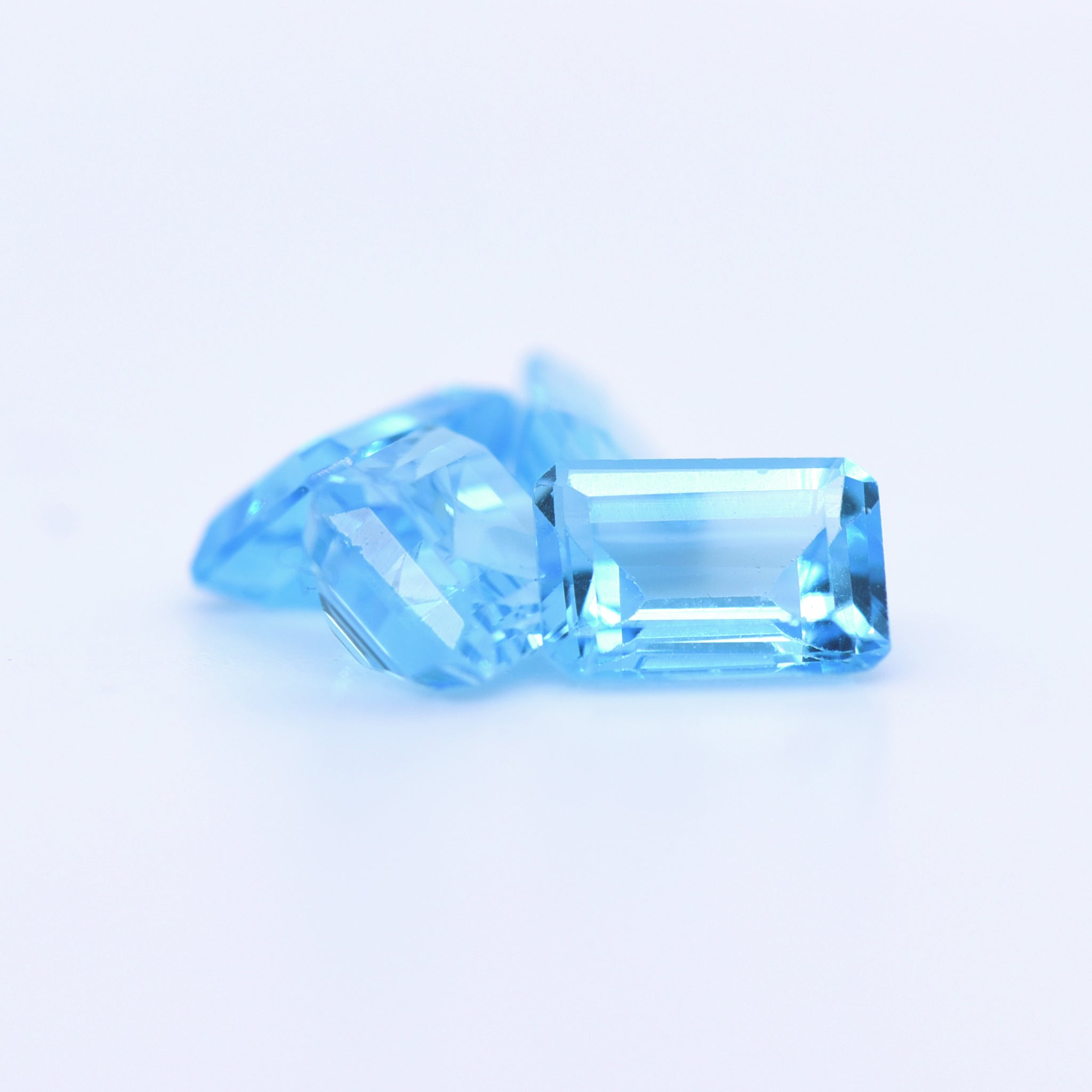 8x6 Octagon Swiss Blue Topaz