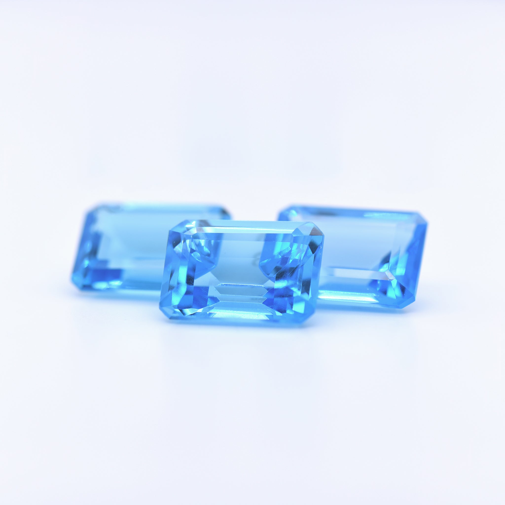 16x12 Octagon Swiss Blue Topaz