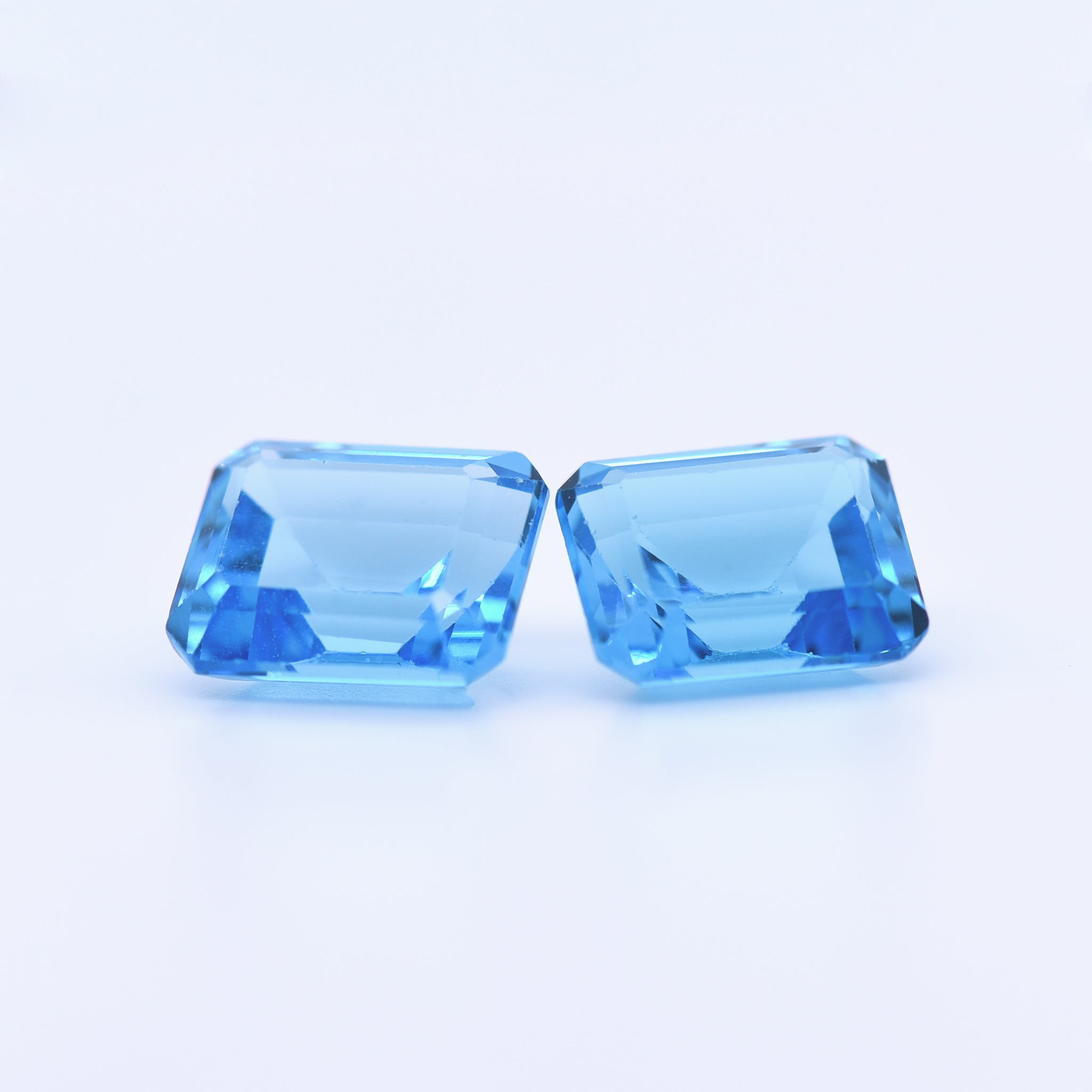 12x10 Octagon Swiss Blue Topaz