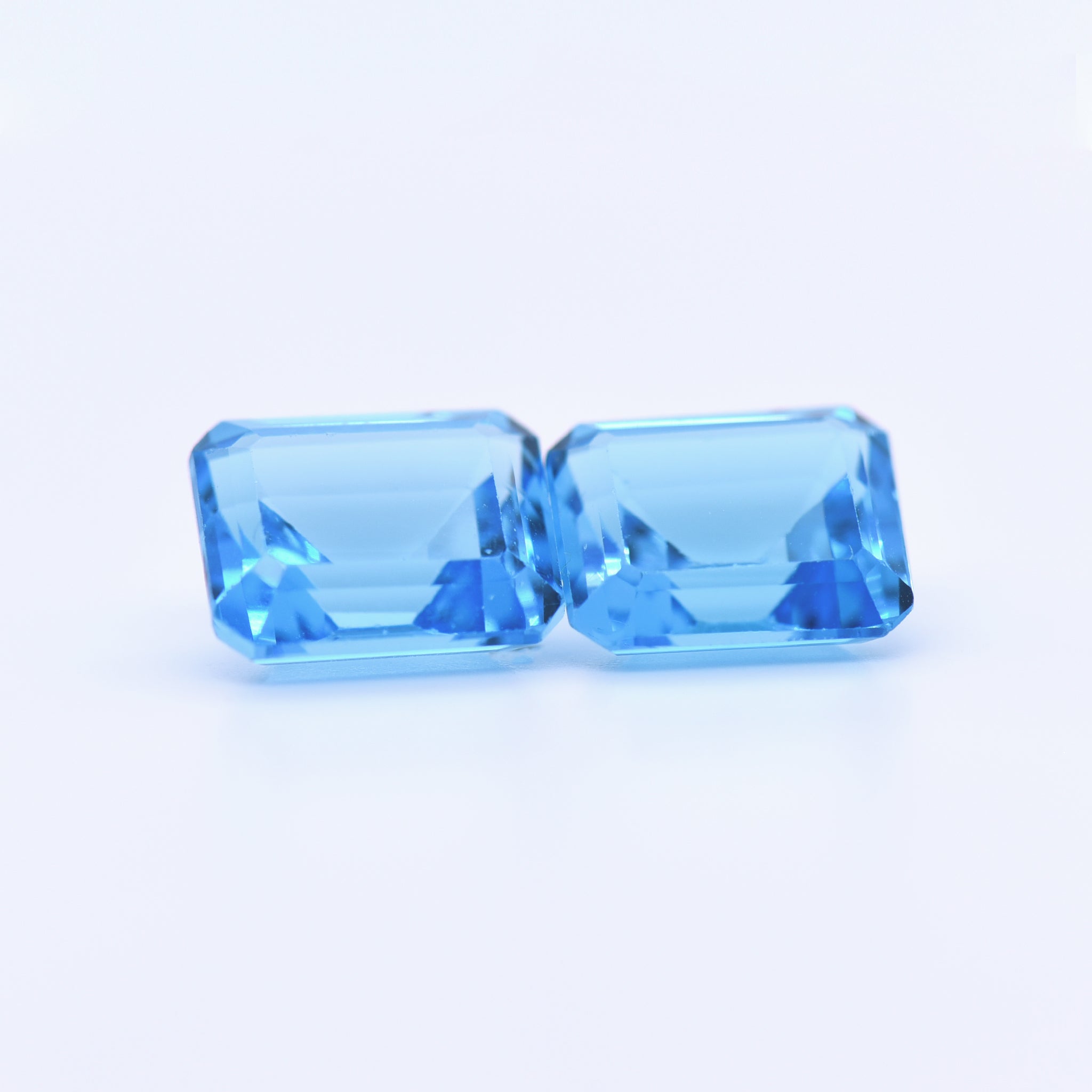 12x10 Octagon Swiss Blue Topaz
