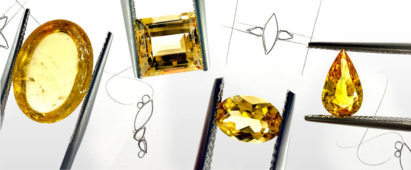 Designing with Yellow Gemstones ✨👀