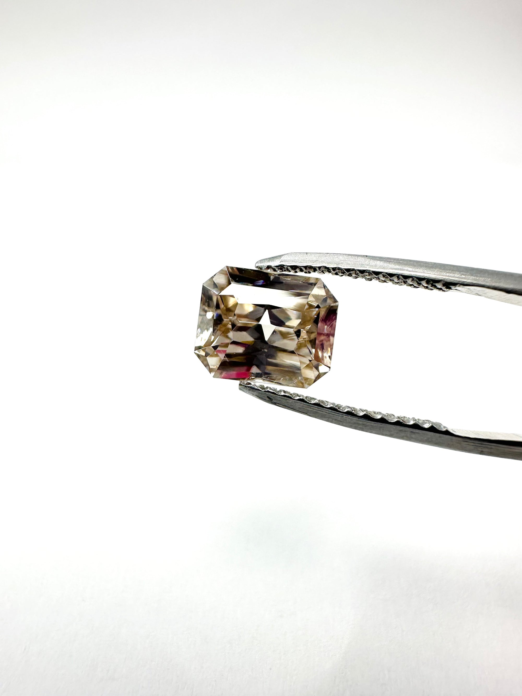 4.00cts 8.67x7.08 Octagonal Champagne Zircon