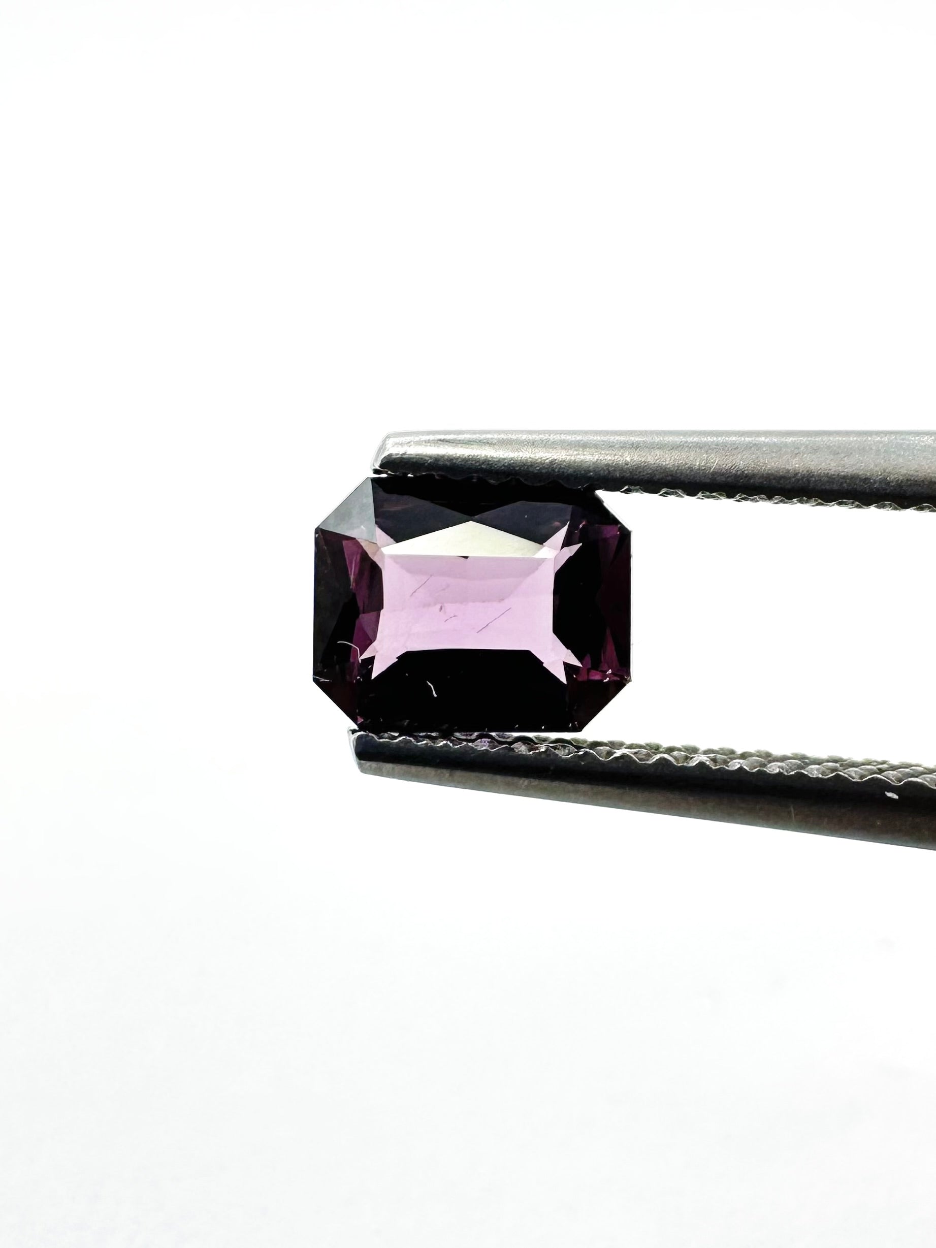 1.13cts 6.21x5.17 Octagon Faceted Purple Spinel