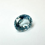 12.40cts 14.10x12.25mm Oval Faceted Blue Topaz