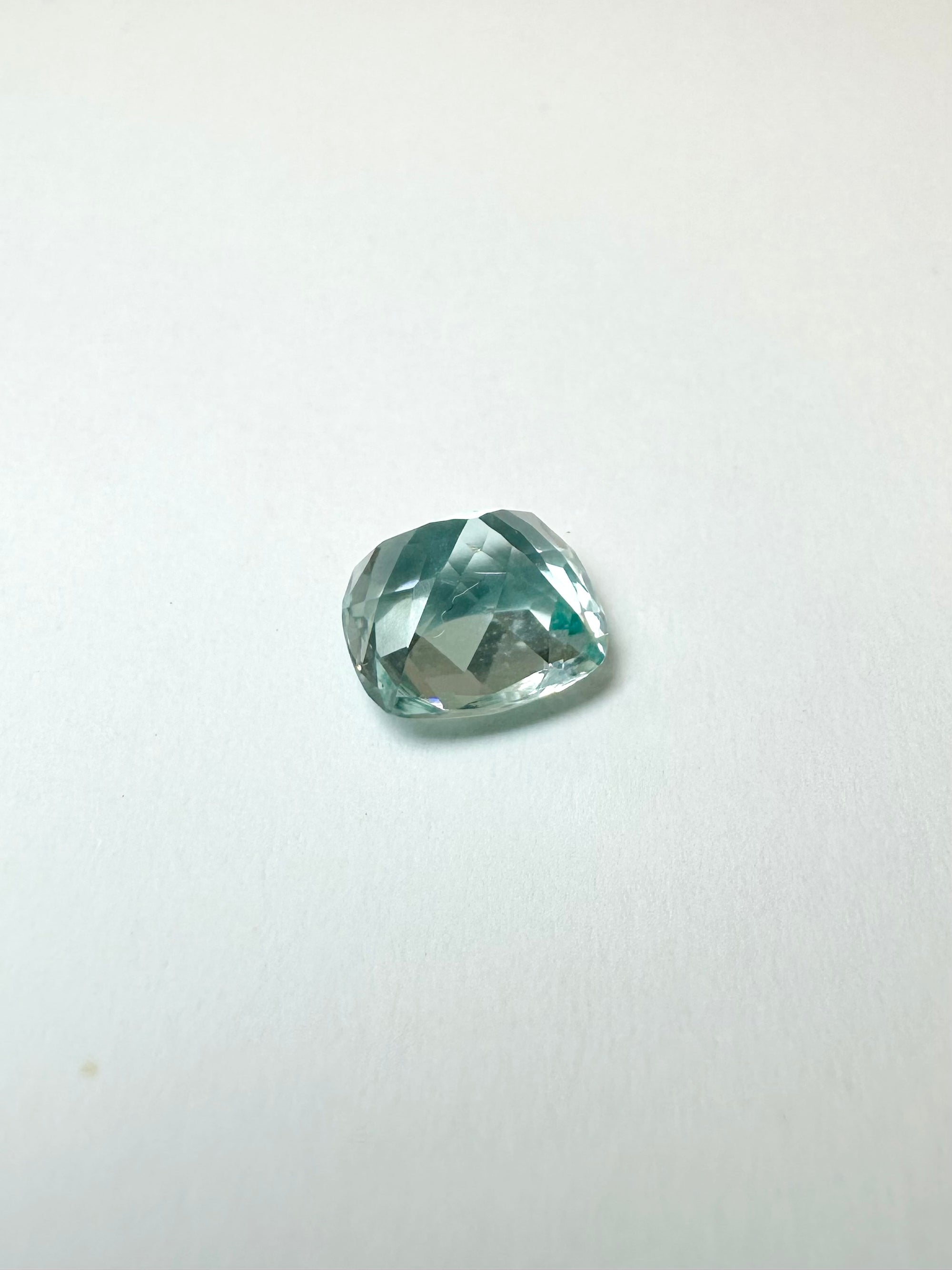 4.00cts 10.26x9.26mm Cushion Aquamarine