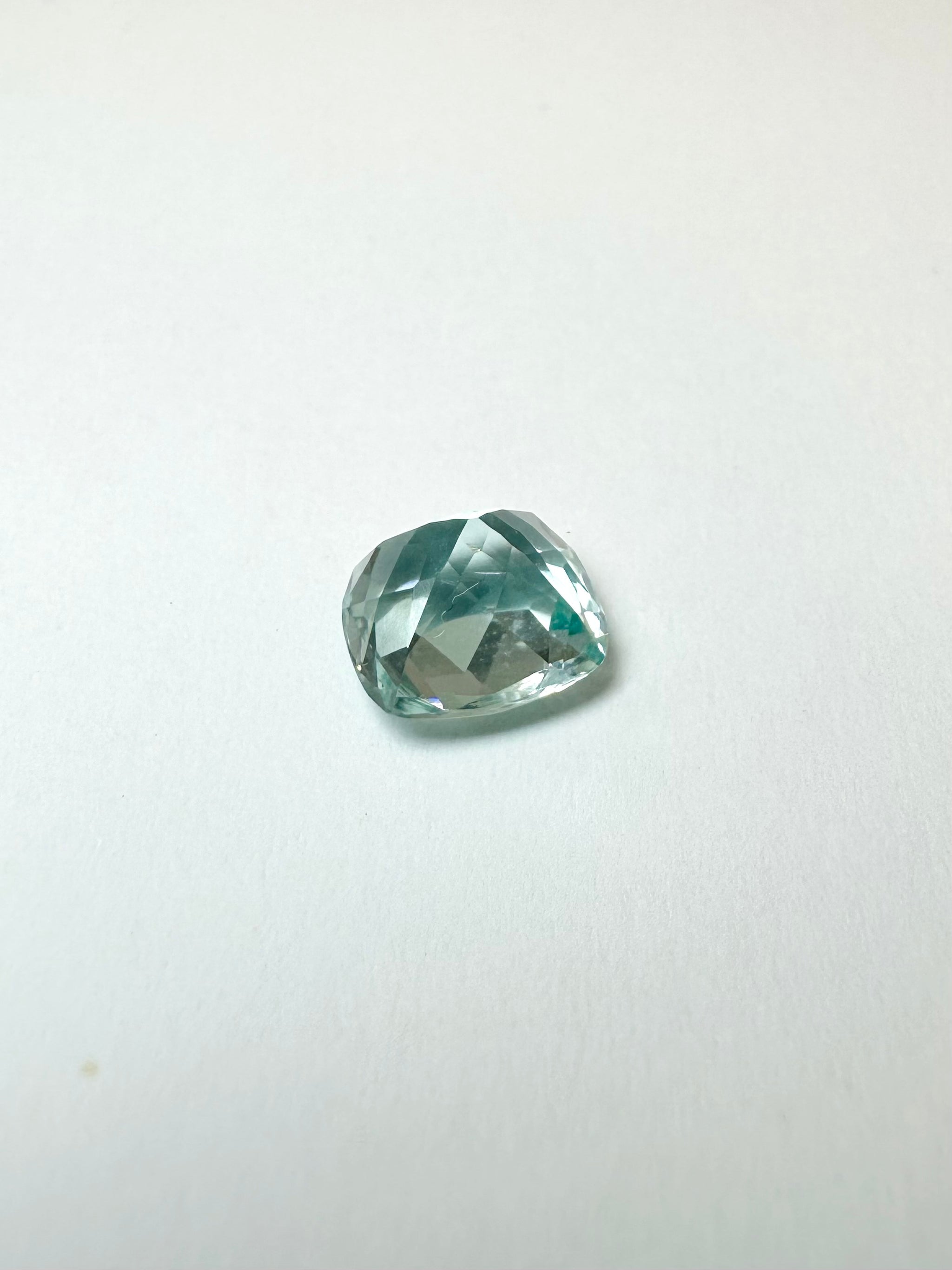 4.00cts 10.26x9.26mm Cushion Aquamarine