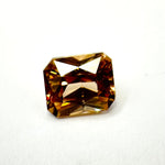 3.97cts 8.93x7.24mm Octagon Champagne Zircon