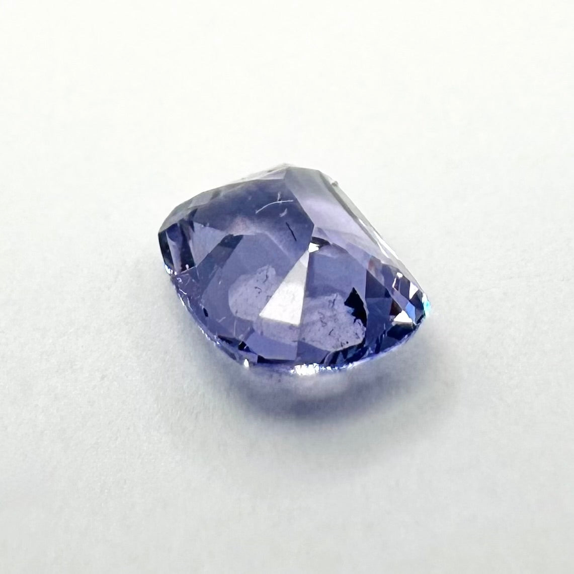 0.98cts 6.40x5.20 Cushion Faceted lavender Spinel