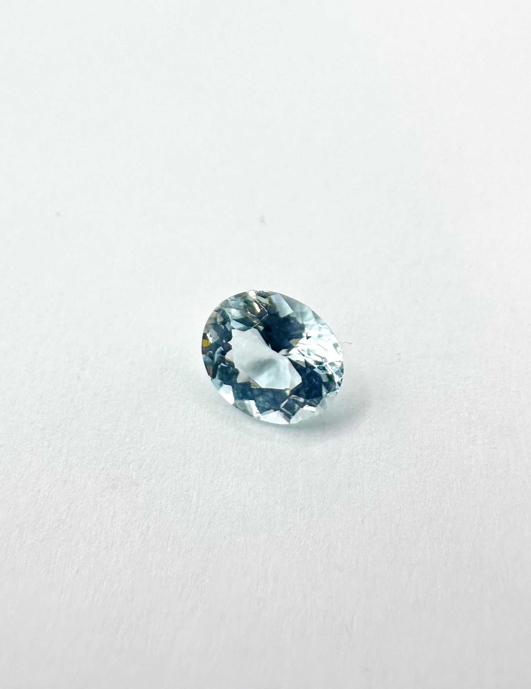 1.17cts 7.94x6.53cts Oval Faceted Aquamarine