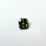 0.65cts 4.74x4.66 Octagon faceted Green Sapphire