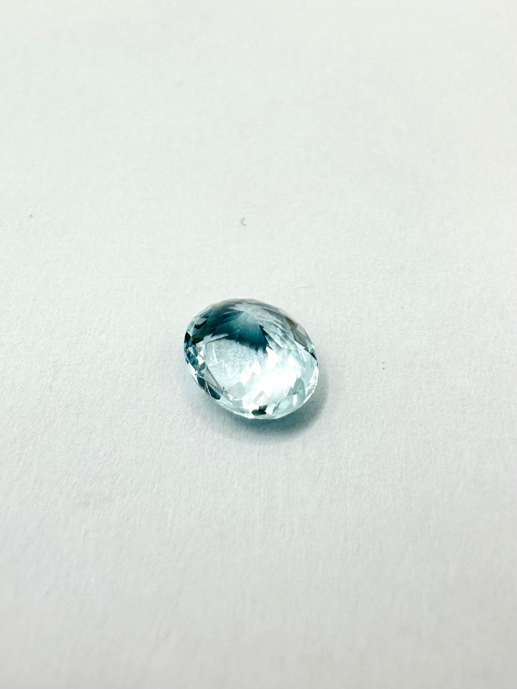 1.17cts 7.94x6.53cts Oval Faceted Aquamarine