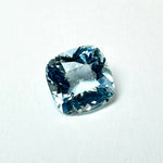 2.07cts 8.35x5.36 Cushion Faceted Aquamarine