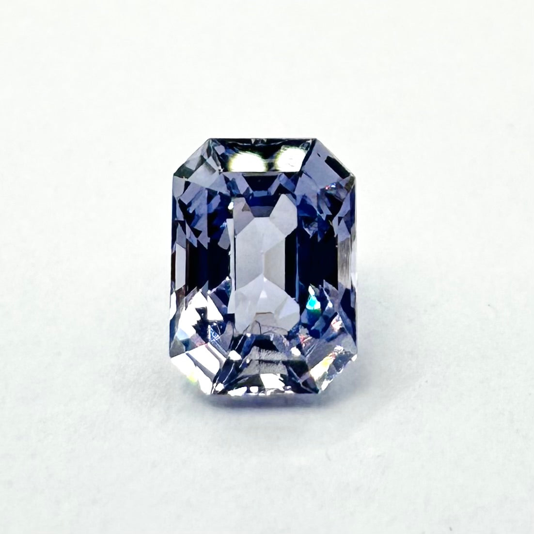 0.96cts 6.29x4.61 Octagon Faceted lavender Spinel