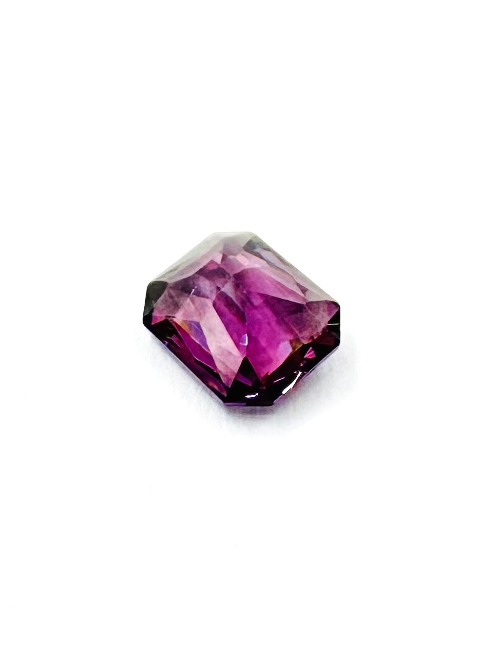 1.13cts 6.21x5.17 Octagon Faceted Purple Spinel