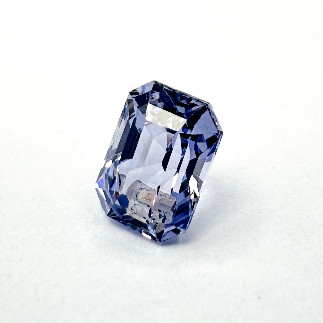0.96cts 6.29x4.61 Octagon Faceted lavender Spinel