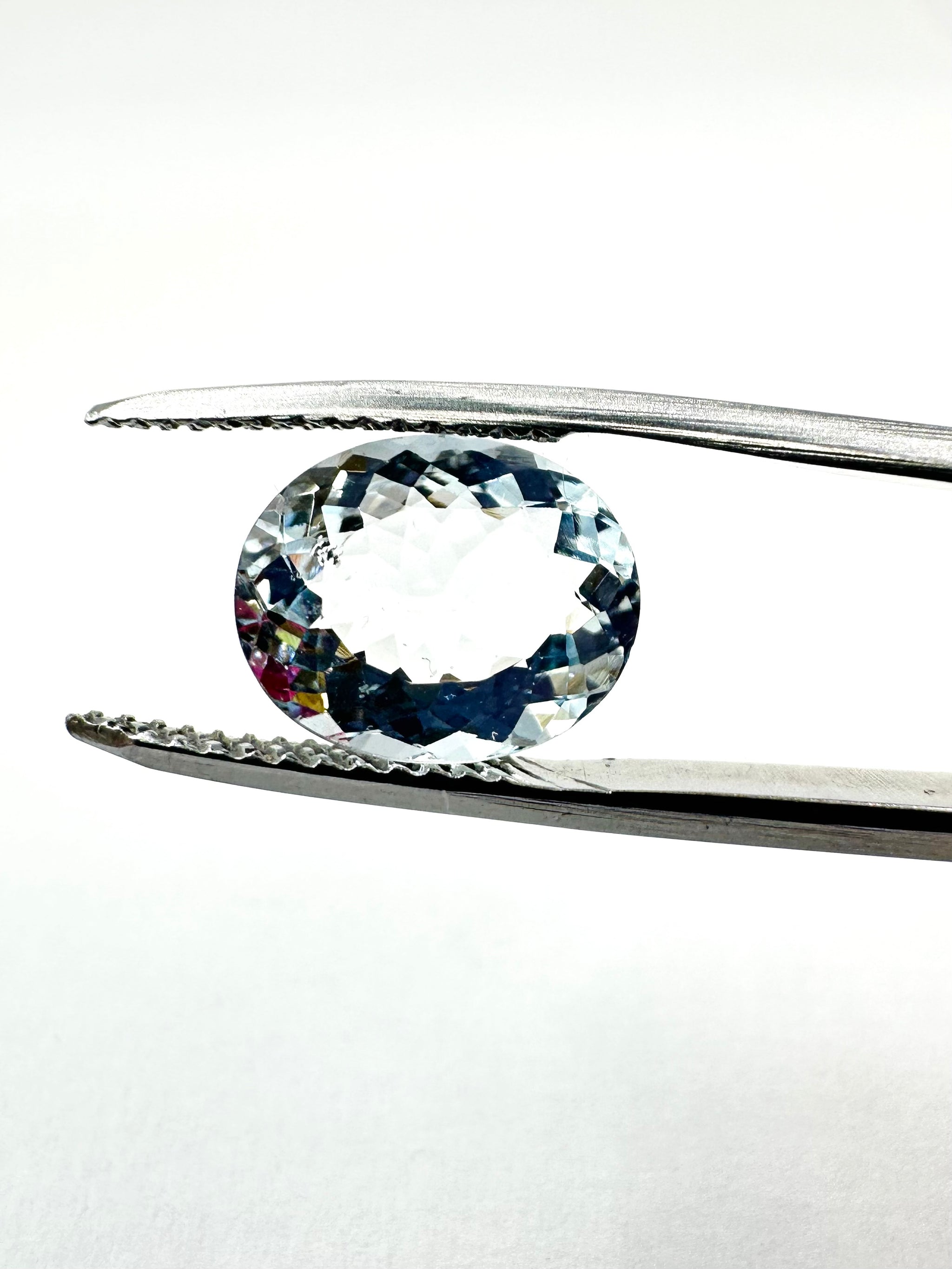 6.36cts 11.40x9.28mm Oval Faceted Aquamarine Pair