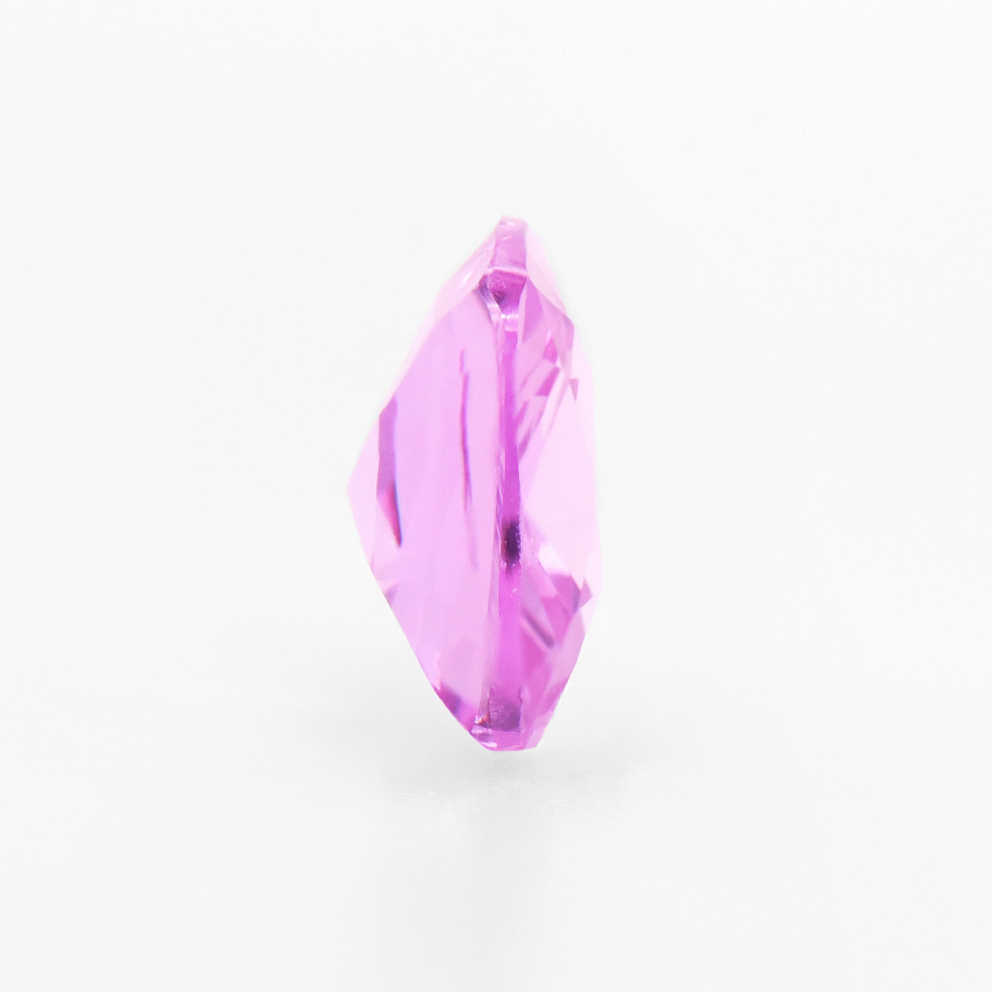 1.02cts 5.9x6mm Cushion Faceted Pink Sapphire