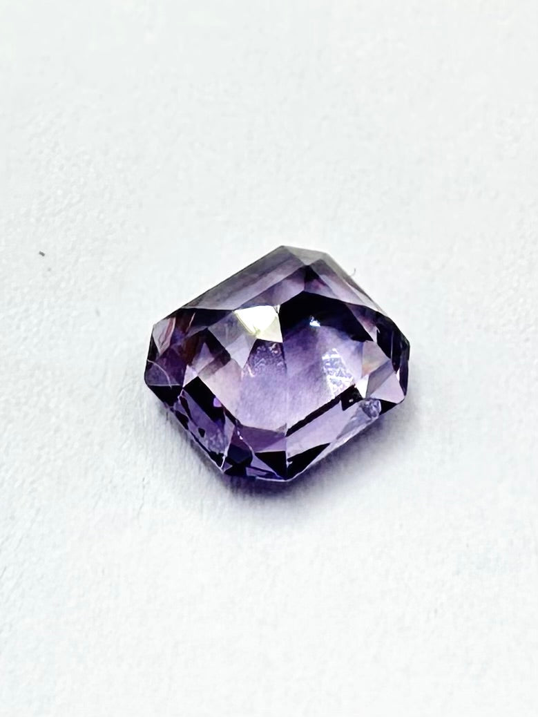 1.06cts 6.29x5.45mm Octagon Shaped Purple Spinel