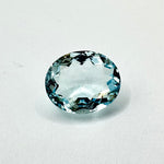 6.72cts 11.12x9.09mm Oval Faceted Aquamarine