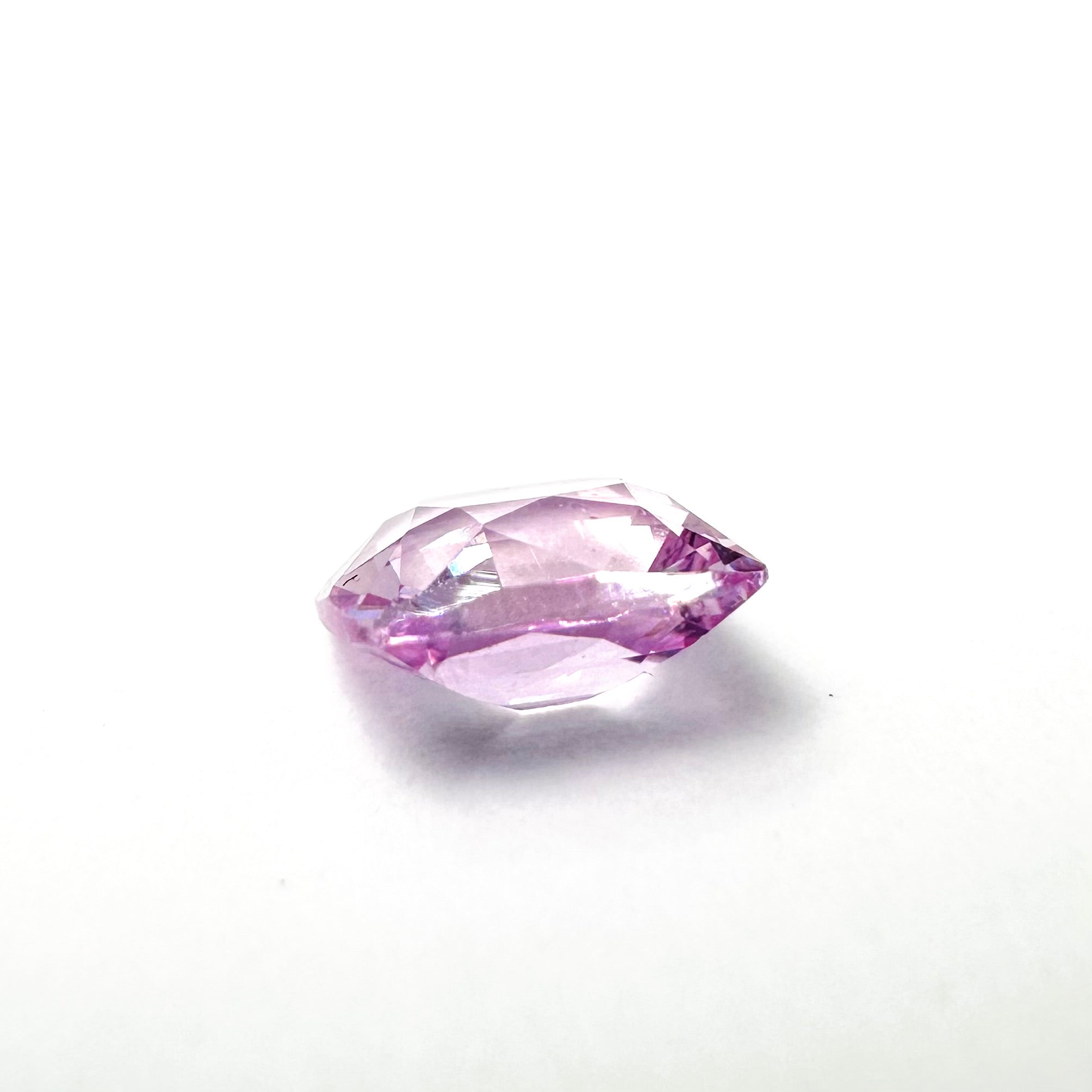1.21cts 6.5x6mm Cushion Faceted Pink Sapphire