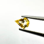 1.00cts 7.78x6.30 Kite Yellow Sapphire