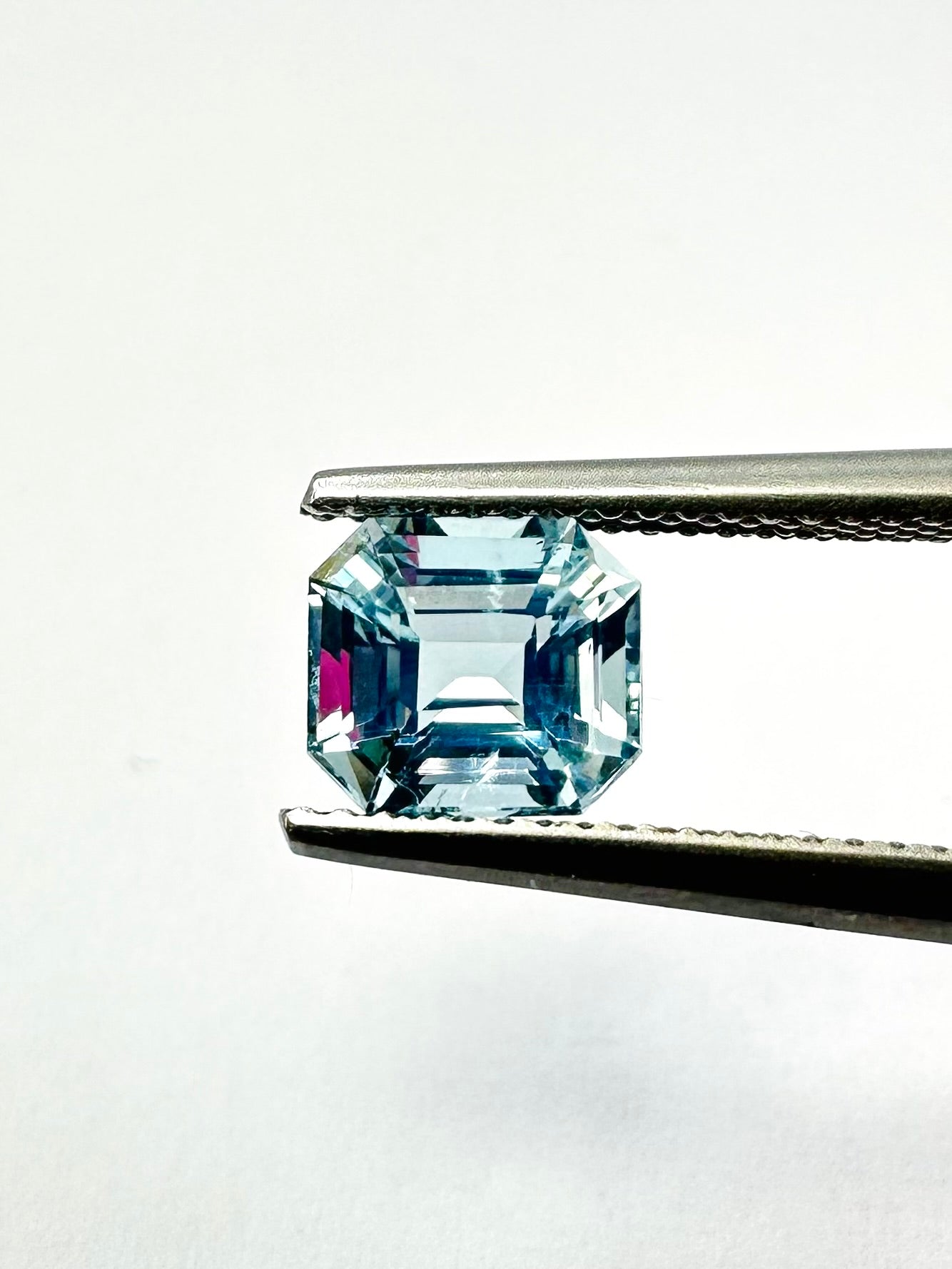 1.58cts 7.25x6.54mm Octagonal Faceted Aquamarine
