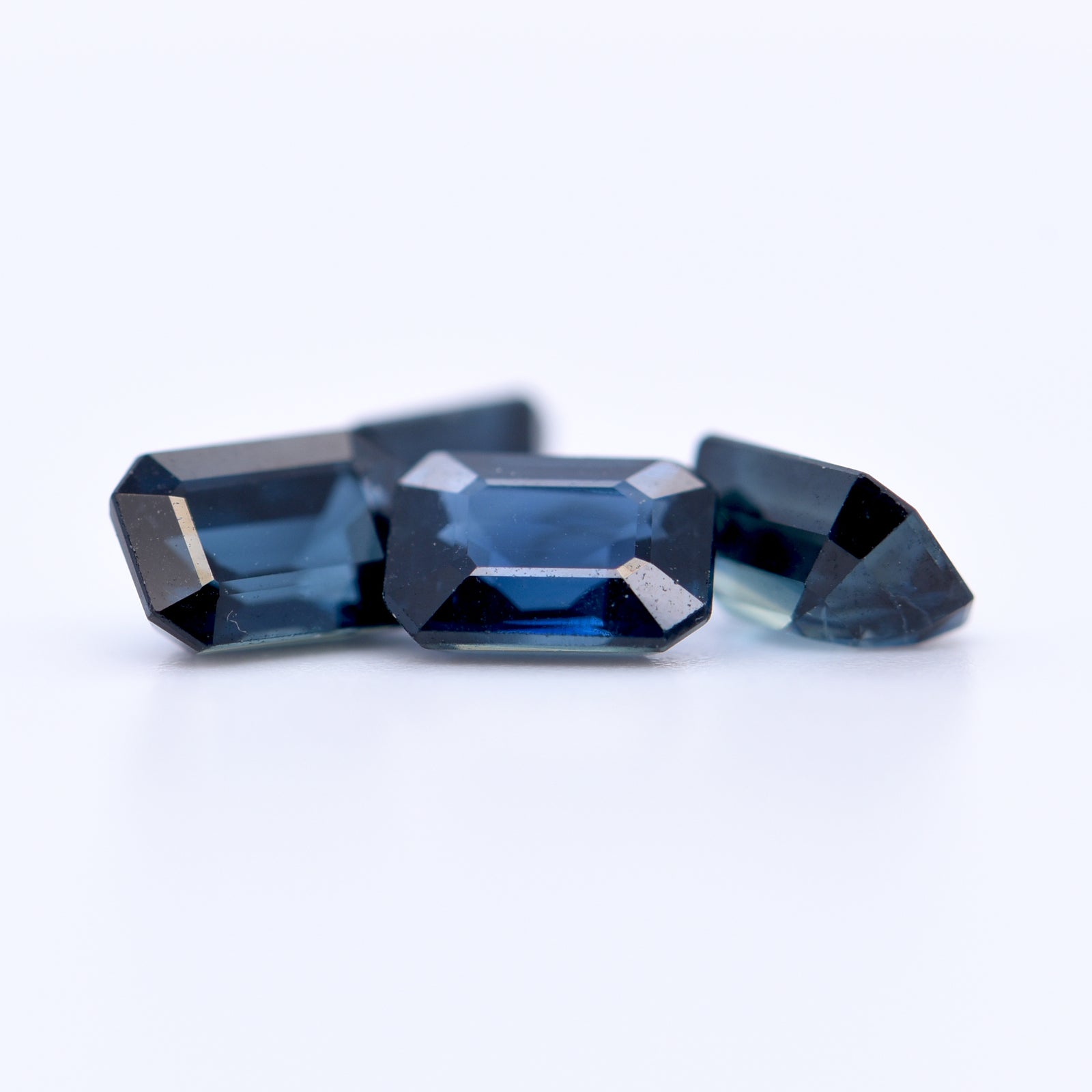 6x4 Octagon Blue Sapphires