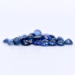 3mm Round Faceted Blue Sapphires