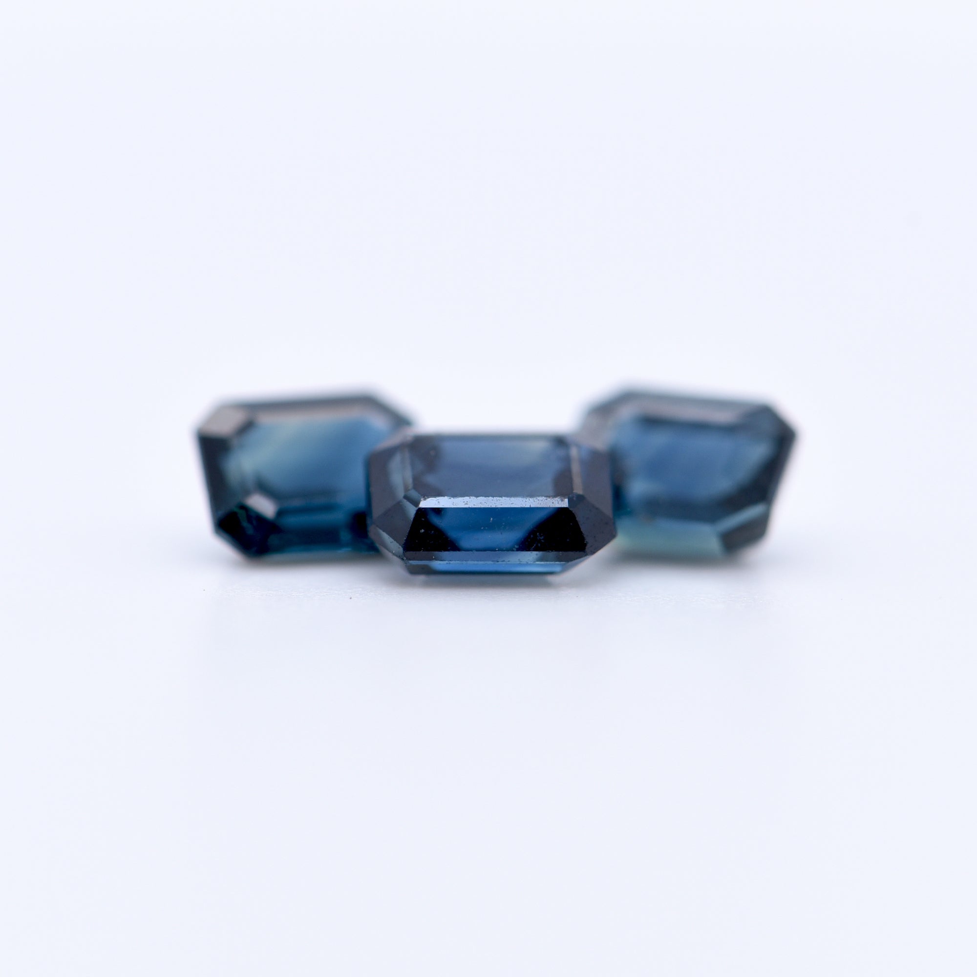 5x4 Octagon Blue Sapphires