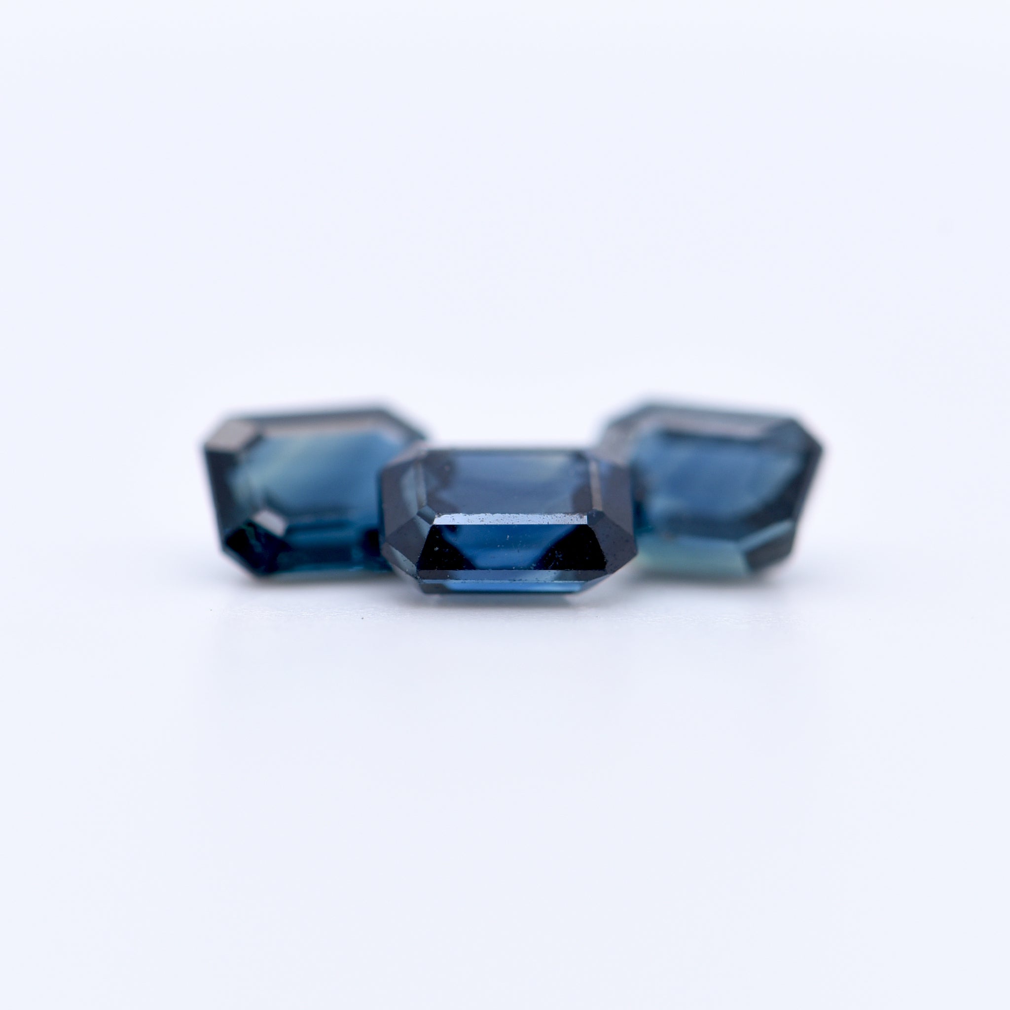 5x4 Octagon Blue Sapphires