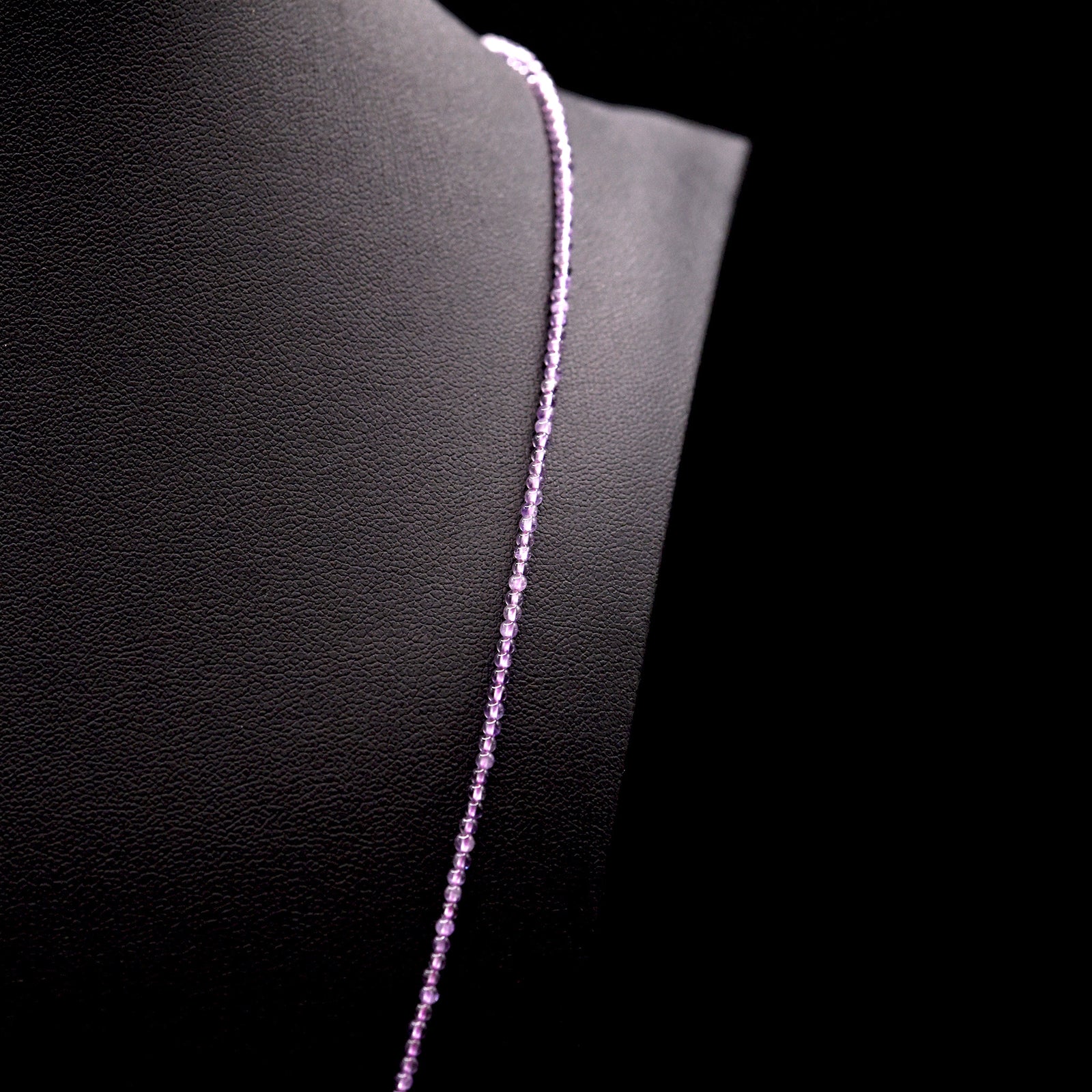 2mm Round Purple Amethyst Bead Strings