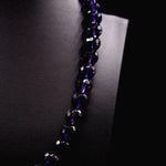 12mm Faceted Round Purple Amethyst Bead Strings