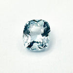 1.40cts 7.89x7.20mm Cushion Faceted Blue Aquamarine
