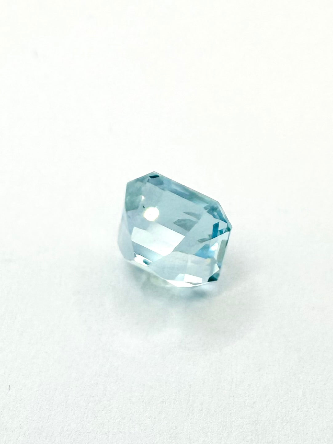 1.58cts 7.25x6.54mm Octagonal Faceted Aquamarine