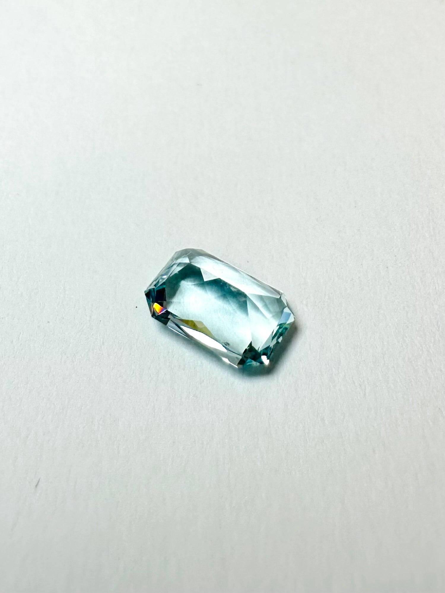 1.02cts 7.5x5mm Octagon Shaped Aquamarine