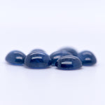 8x6 Oval Cabochon Blue Sapphires