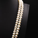 8mm Off Round White Loose Pearl String