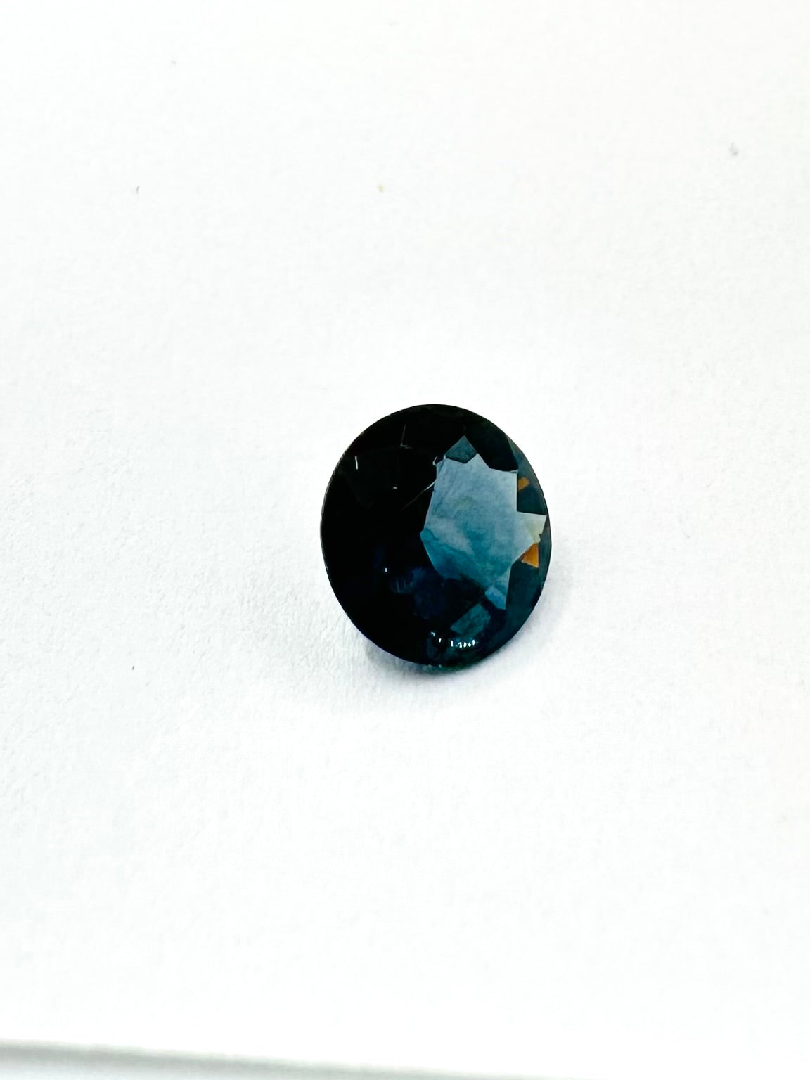 0.87cts 6.26x3.21 round faceted Cobalt Spinel
