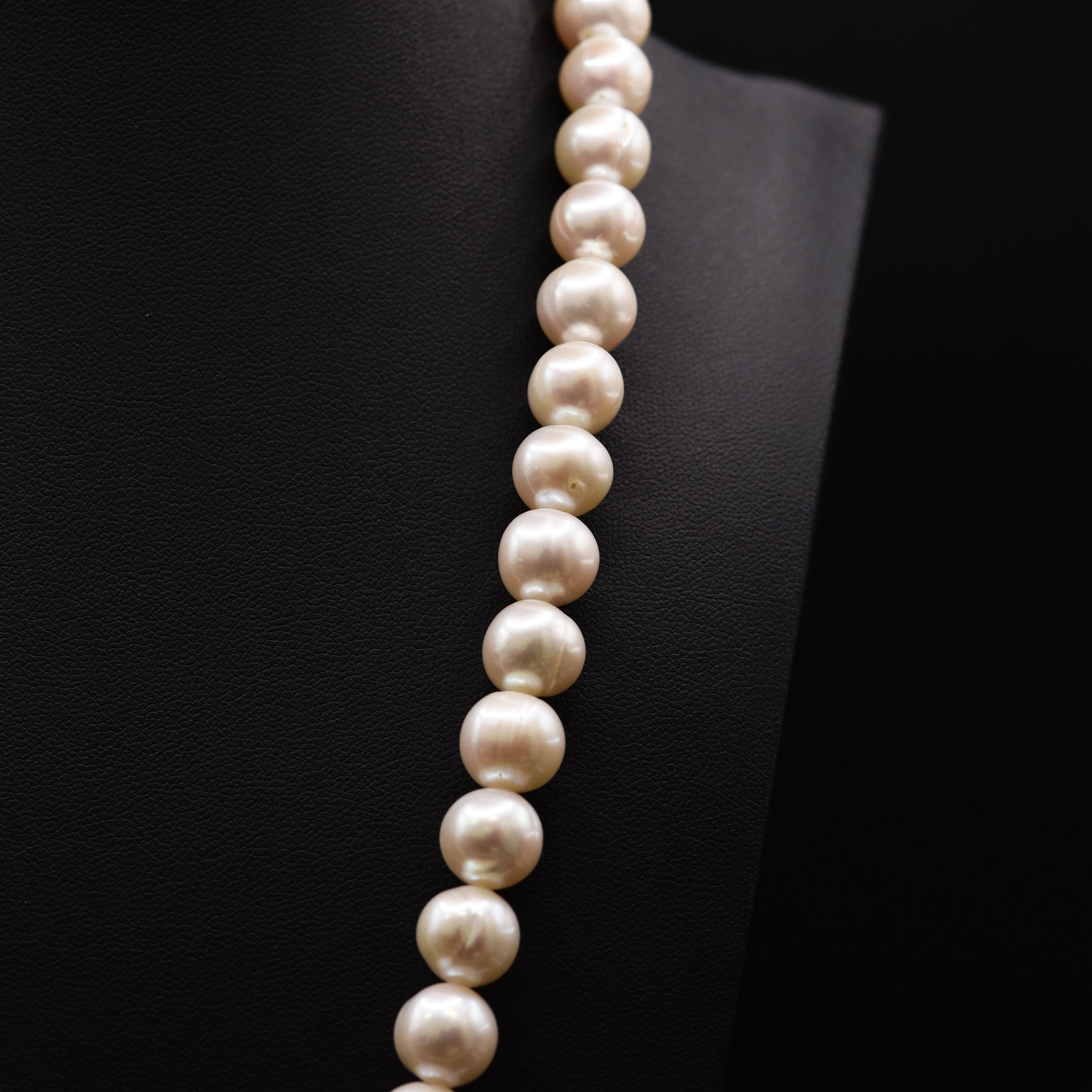 11mm Off Round White Loose Pearl String