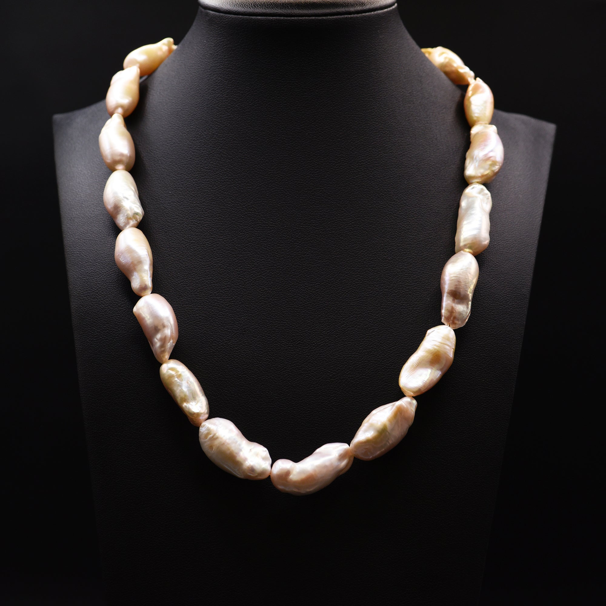 26mm Baroque Peach Loose Pearl String