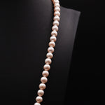 7.5mm Off Round Pink Loose Pearl String