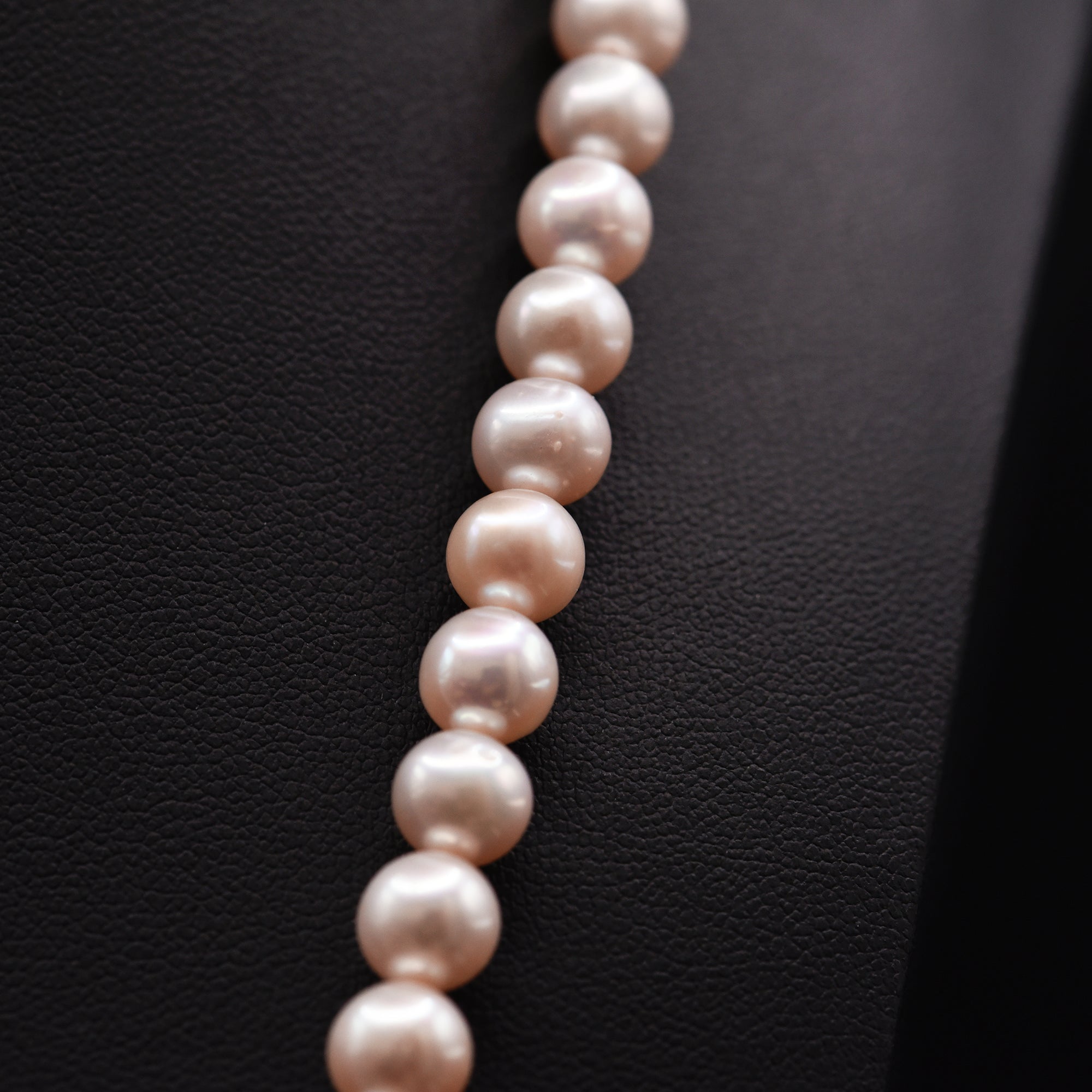 7.5mm Off Round Pink Loose Pearl String