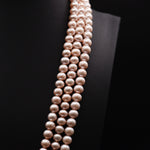 7.5mm Off Round Pink Loose Pearl String