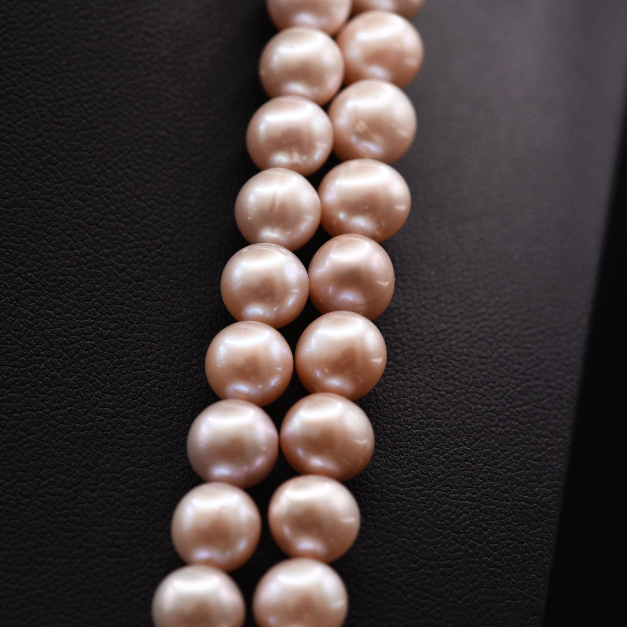 8.5mm Off Round Pink Loose Pearl String